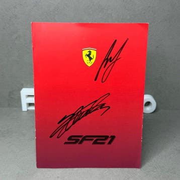 Ferrari - Charles Lecle3rc - Carlos Sainz - 2021 - Brochure, Nieuw