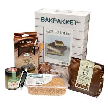 Bakpakket Chocolade Dubai Reep, Verzenden, Nieuw
