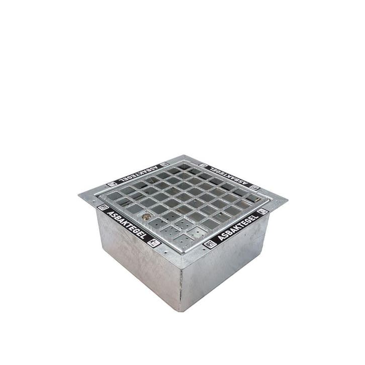 The DropPit Basic asbaktegel 30x30 cm - verzinkt, Huis en Inrichting, Woonaccessoires | Prullenbakken, Nieuw, Verzenden
