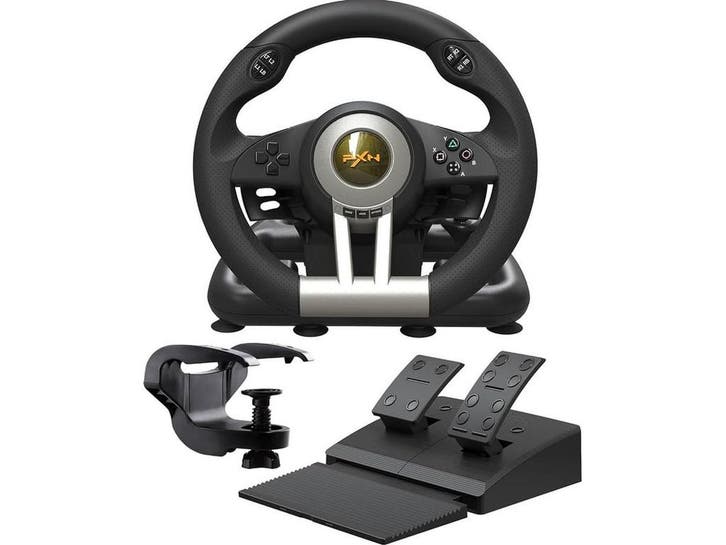 PXN V3 Pro - Race Stuur met Pedalen - 180 graden rotatie -, Spelcomputers en Games, Spelcomputers | Overige Accessoires, Nieuw