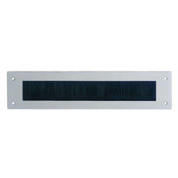 Intersteel Tochtwering rechthoek 325x75mm - chroom mat, Tuin en Terras, Brievenbussen, Verzenden, Nieuw