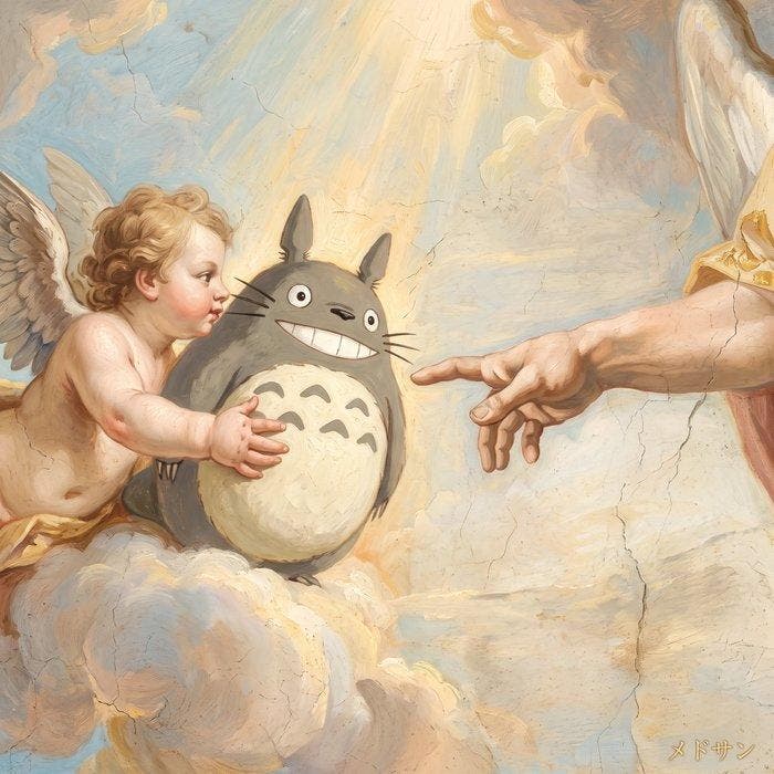 MEDSAN - Création de Totoro () - UNIQUE WORK, Antiek en Kunst, Kunst | Designobjecten