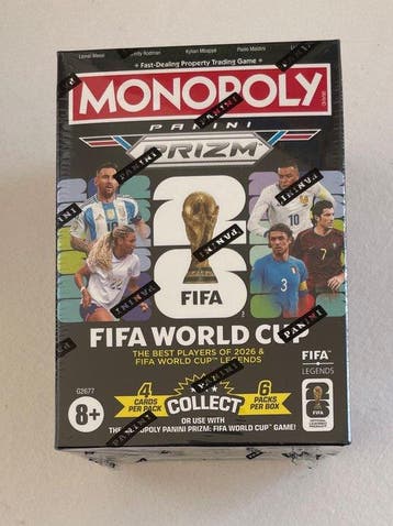 2026 Panini Monopoly Panini Prizm Lionel Messi, Diego, Nieuw