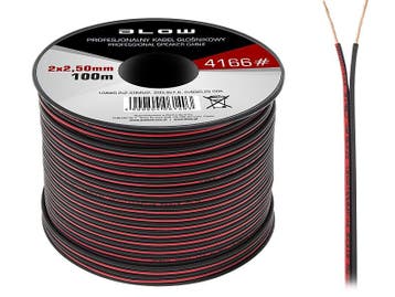 kabel 2 x 2.50 mm² op rol van 100 meter, Ophalen of Verzenden, Nieuw