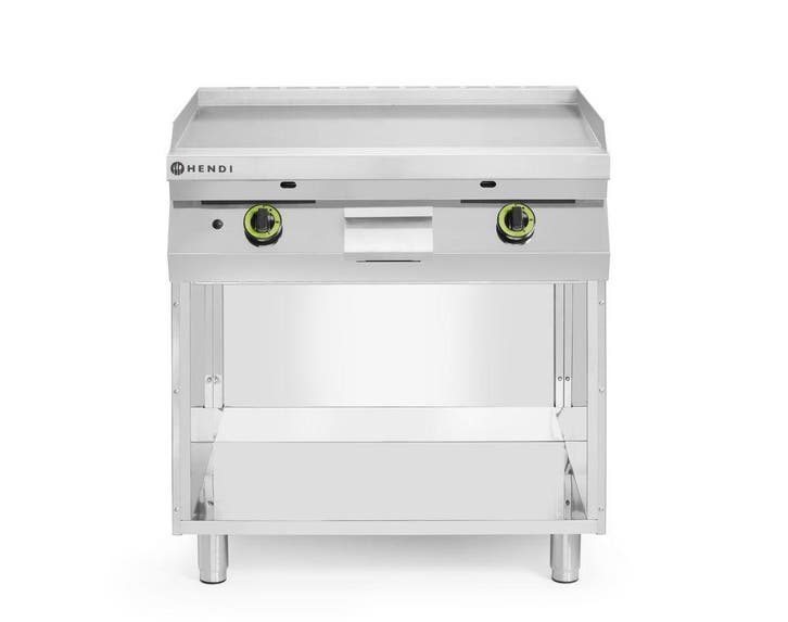 HENDI Bakplaat | Gas | Glad | Op Onderkast | Kitchen Line |, Zakelijke goederen, Horeca | Keukenapparatuur, Nieuw in verpakking