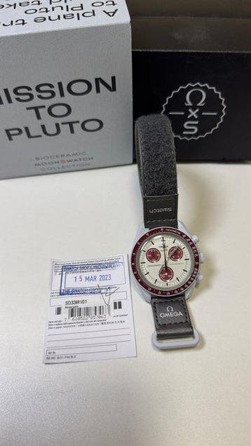 Omega x Swatch - MoonSwatch - Mission to Pluto - Zonder, Nieuw