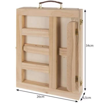 Maaleo Schilderkit in Houten Koffer – 45-delige Complete.., Ophalen of Verzenden, Nieuw