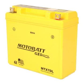 Motobatt Gel Mtx7Dl Accu 12V 7Ah 149X60X129, Verzenden, Nieuw
