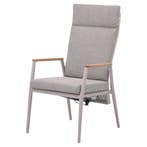 Rosetta dining tuinstoel verstelbaar aluminium latte zand, Tuin en Terras, Tuinstoelen, Ophalen of Verzenden, Nieuw, Aluminium