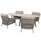 Salute Capalbio low dining tuinset 220x105xH69 cm 5 delig, Ophalen of Verzenden, Nieuw