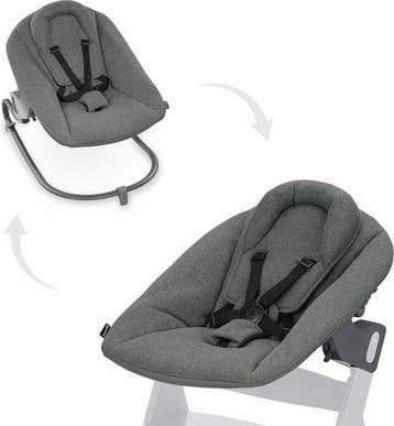 Hauck Alpha Bouncer Premium - Wipstoel - Dark Grey, Kinderen en Baby's, Kinderstoelen, Verzenden, Nieuw