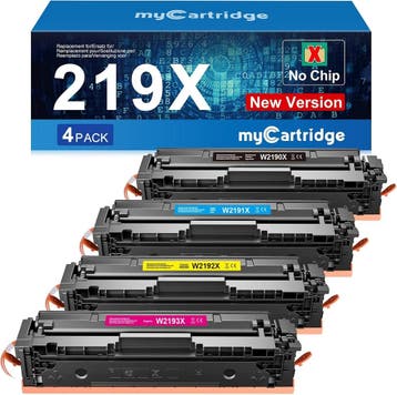 myCartridge 219X Set (Z/C/M/Y) | Laatste Stuk! | OP=OP, Ophalen of Verzenden, Nieuw, Toner, MyCartridge