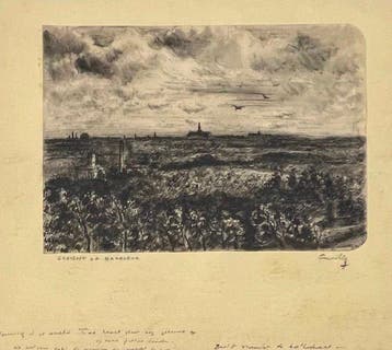 Corneille (1922-2010) - Gezicht op Haarlem / Vue de Haarlem
