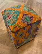Kelim Poef(Ongebruikt/Nieuw) - Tapijt - 36 cm - 36 cm, Nieuw