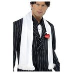 Witte maffia sjaal met kwastjes - Sjaals, Verzenden, Nieuw