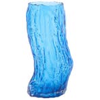 Polspotten Boomstam Vaas - M - Ongebruikt - Zo goed als, Huis en Inrichting, Woonaccessoires | Vazen, Nieuw, Blauw, Glas, Minder dan 50 cm