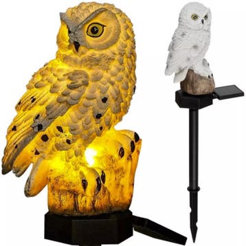 Gardlov Solar Uil Tuinlamp - Sfeervolle en Weerbestendige..., Tuin en Terras, Ophalen of Verzenden, Nieuw