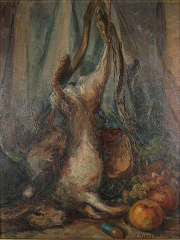 Càndid Planas Massó (1912–1987) - Hunting Still Life with