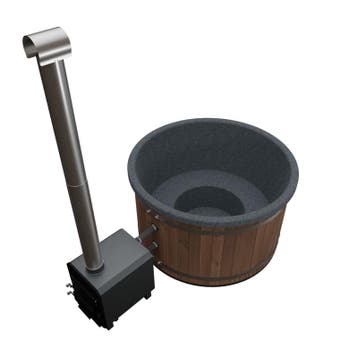 Welltub - Hottub Premium 1600 Thermowood met externe kachel, Verzenden, Nieuw