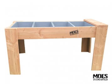 Moestuintafel Long Alice - 4 * handzame moestuinbak, Verzenden, Nieuw