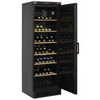 Wijnkast, geventileerd, 380 liters, ZWART, Verzenden, Nieuw in verpakking, Koelen en Vriezen