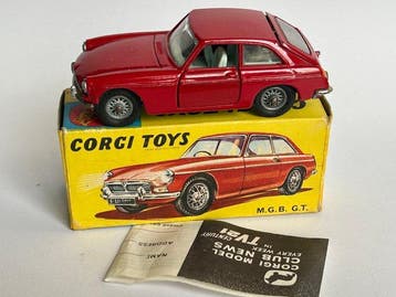 Corgi 1:43 - Modelauto - M.G.B. G.T. - Zeer, zeer nagenoeg, Nieuw