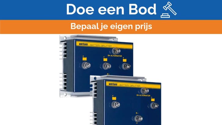 Bieden: USED Vetus 125 Ampere 2-accubanken, Watersport en Boten, Bootonderdelen, Elektra en Verlichting, Nieuw, Zeilboot of Motorboot