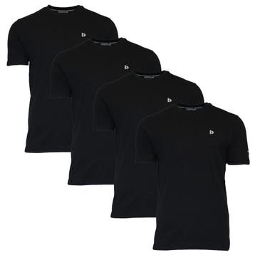 Donnay Donnay Heren - 5-Pack - T-Shirt Vince - Zwart, Verzenden, Nieuw