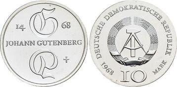 Ar 10 Mark 1968 A duitse Demokratische Republik, Verzenden