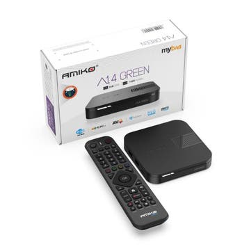 Retourdeal: Amiko A14 Green Android IPTV Box, Ophalen of Verzenden, Nieuw