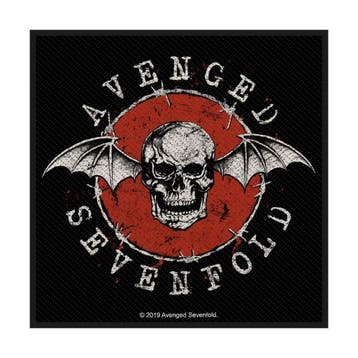 Avenged Sevenfold Distressed Skull patch officiële merch, Ophalen of Verzenden, Nieuw, Kleding