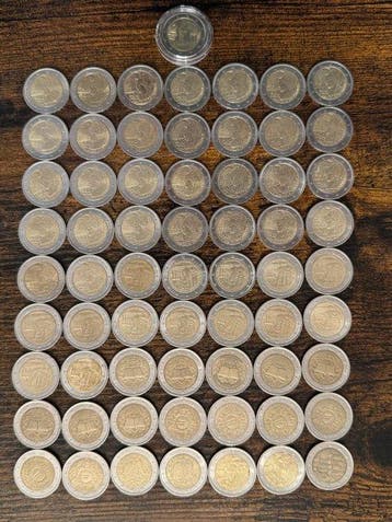 Oostenrijk. 2 Euro 2009/2018 (64 coins) (Zonder