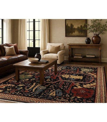 AZARI BEDJAR - Vloerkleed - 314 cm - 248 cm, Nieuw