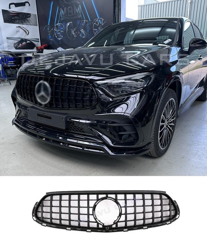 AMG Look Front Grille voor Mercedes GLC X254 C254, Auto diversen, Tuning en Styling, Ophalen of Verzenden