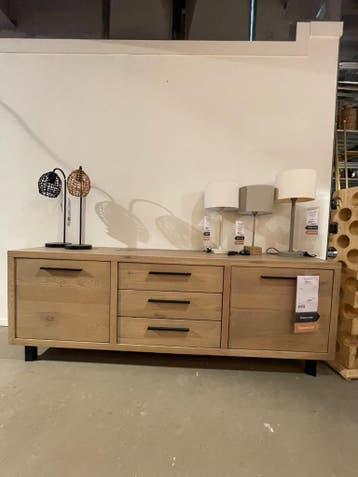 Dressoir Aleno - Pronto Wonen, Ophalen of Verzenden, Nieuw, Eikenhout, Modern