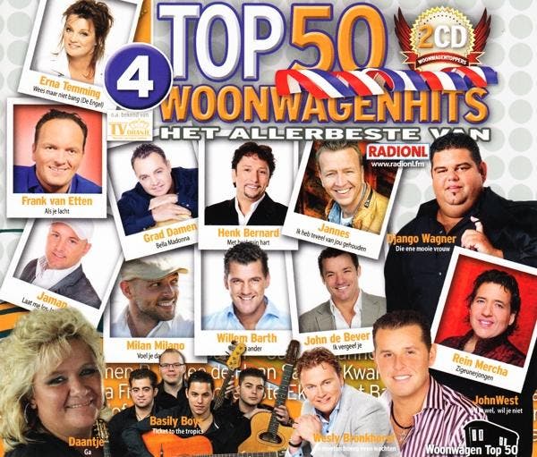 Woonwagenhits Top 50 - Deel 4 - 2CD, Cd's en Dvd's, Cd's | Overige Cd's, Ophalen of Verzenden
