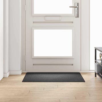 vidaXL Tapijt Loper Donkergrijs 100 x 100 cm 100%, Verzenden, Nieuw