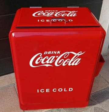 Coca-Cola - Koelkast - ghiacciaia vintage - Staal - Vintage