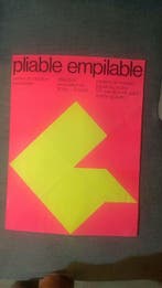 Jean Widmer - pliable empilable - Jaren 1980