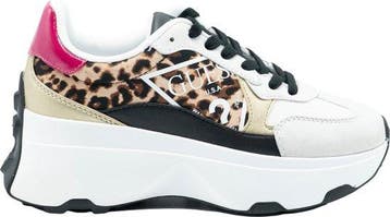Guess - maat 38 - Calebb Active Lady Dames Sneaker - Leopard, Kleding | Dames, Schoenen, Verzenden, Nieuw