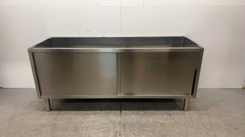 RVS Werkkast 200 x 69 x 88 cm Horeca, Ophalen of Verzenden, Gebruikt