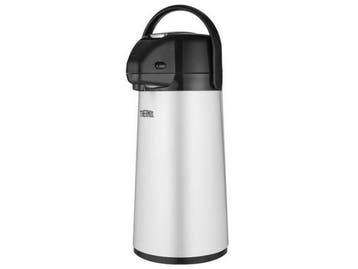 Veiling - Thermos Thermoskan - Pomp - RVS 2.2 L, Gebruikt