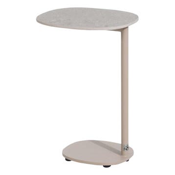 4 Seasons Outdoor Sofie bijzettafel latte met keramisch, Tuin en Terras, Tuintafels, Nieuw