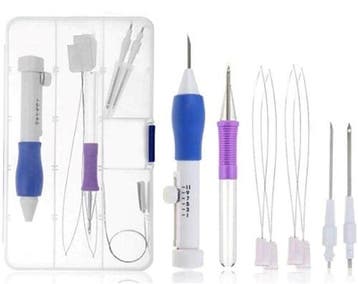 Punchnaalden set Verstelbaar Kunststof DIY 7-delig per set, Ophalen of Verzenden, Nieuw