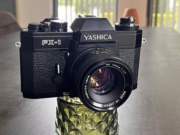 Yashica FX-1 SLR camera. Analoge camera, Nieuw
