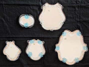 Murano - fratelli tosi - Spiegel (5)- Fornasettiana - Glas -