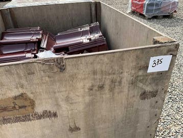 Lot dakpannen 350st rood gelakt incl 2 pallet (Diverse), Verzenden, Nieuw