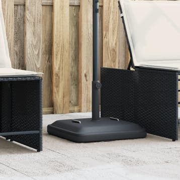 vidaXL Parasolvoet met handvatten voor stok Ø38 / 48 mm 27, Verzenden, Nieuw, Minder dan 1 meter, Parasolvoet