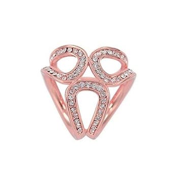 Fako Bijoux - Sjaalklem - Kristal - Mini - 22x22mm - Rosé, Verzenden, Nieuw