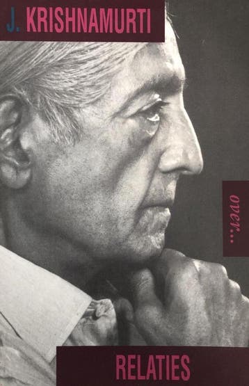 Krishnamurti over... relaties / Krishnamurti over..., Verzenden, Gelezen, Jiddu Krishnamurti